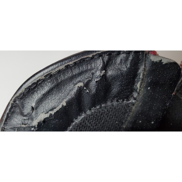 Dingo Adobe Rose Cactus Red Distressed Leather Side Zip Women's Ankle Boots 7.5 - Picture 15 of 16